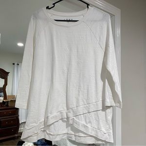 LOFT White Sweater